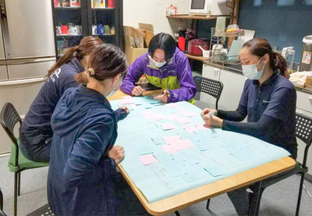 得意領域を活かしたフォロー体制